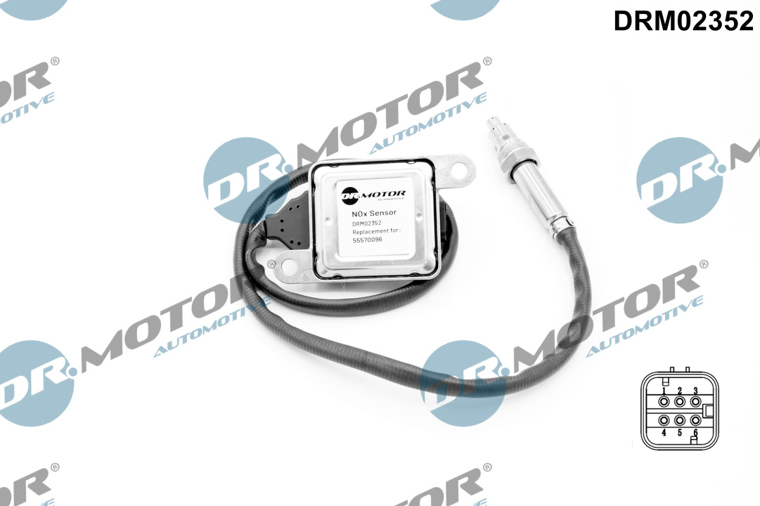 DR.MOTOR AUTOMOTIVE NOx-sensor, NOx-katalysator drm02352 foran SCR-katalysator for OPEL