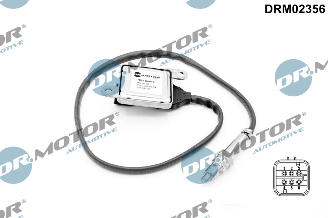 DR.MOTOR AUTOMOTIVE NOx-sensor, NOx-katalysator drm02356 efter SCR-katalysator for VAUXHALL