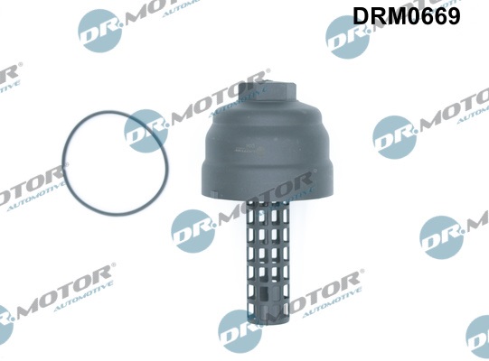 DR.MOTOR AUTOMOTIVE Dæksel, oliefilterhus drm0669 for VAG