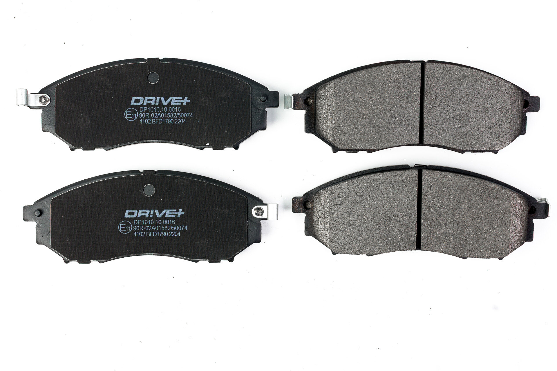 DR!VE+ Bremseklodser dp1010100016 foraksel for NISSAN INFINITI RENAULT MITSUBISHI