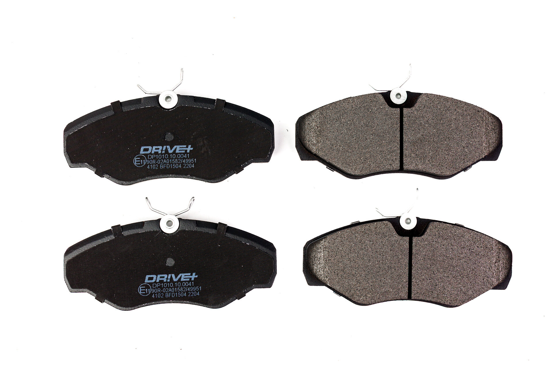 DR!VE+ Bremseklodser dp1010100041 foraksel for VAUXHALL OPEL NISSAN RENAULT