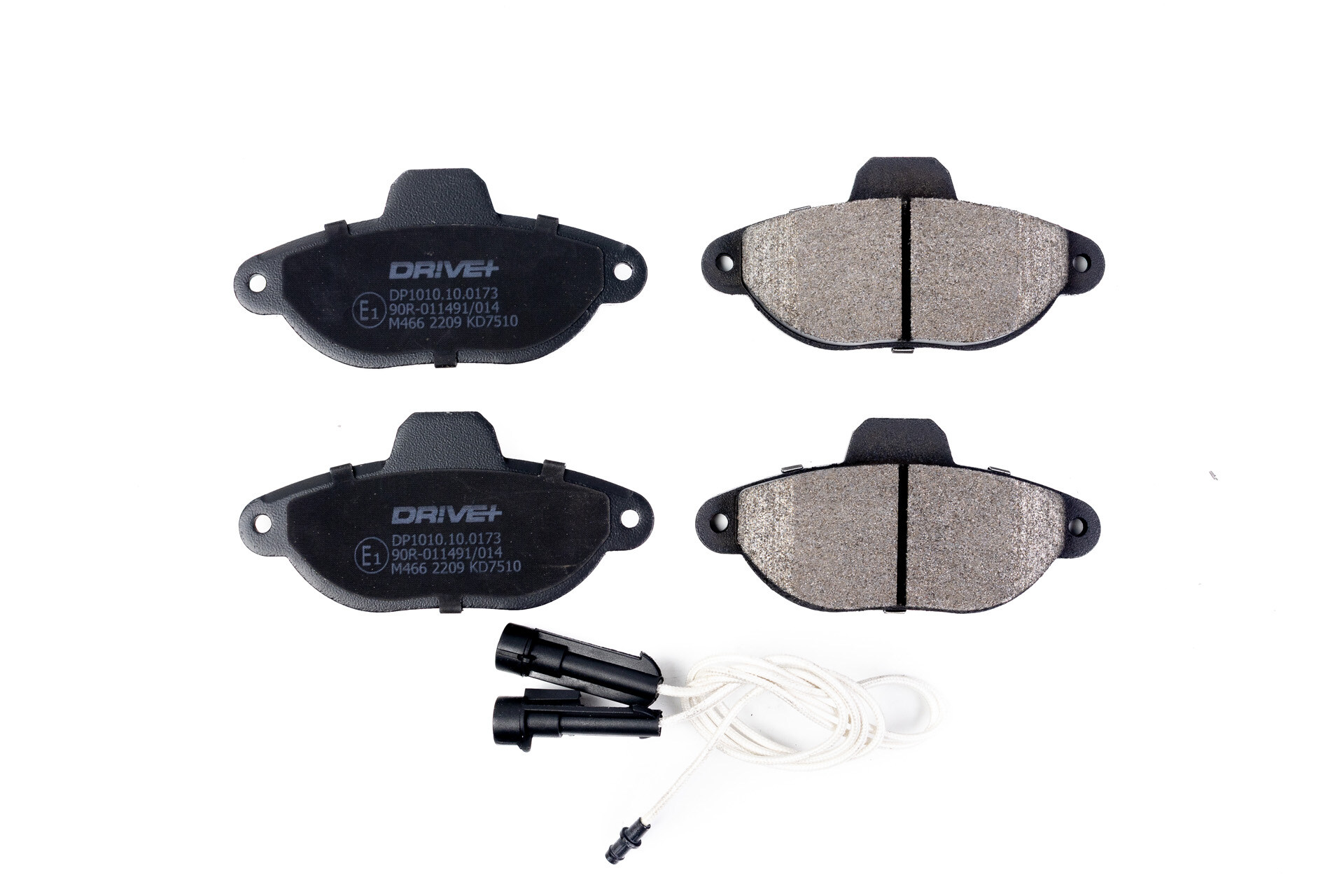 DR!VE+ Bremseklodser dp1010100173 foraksel for FORD FIAT