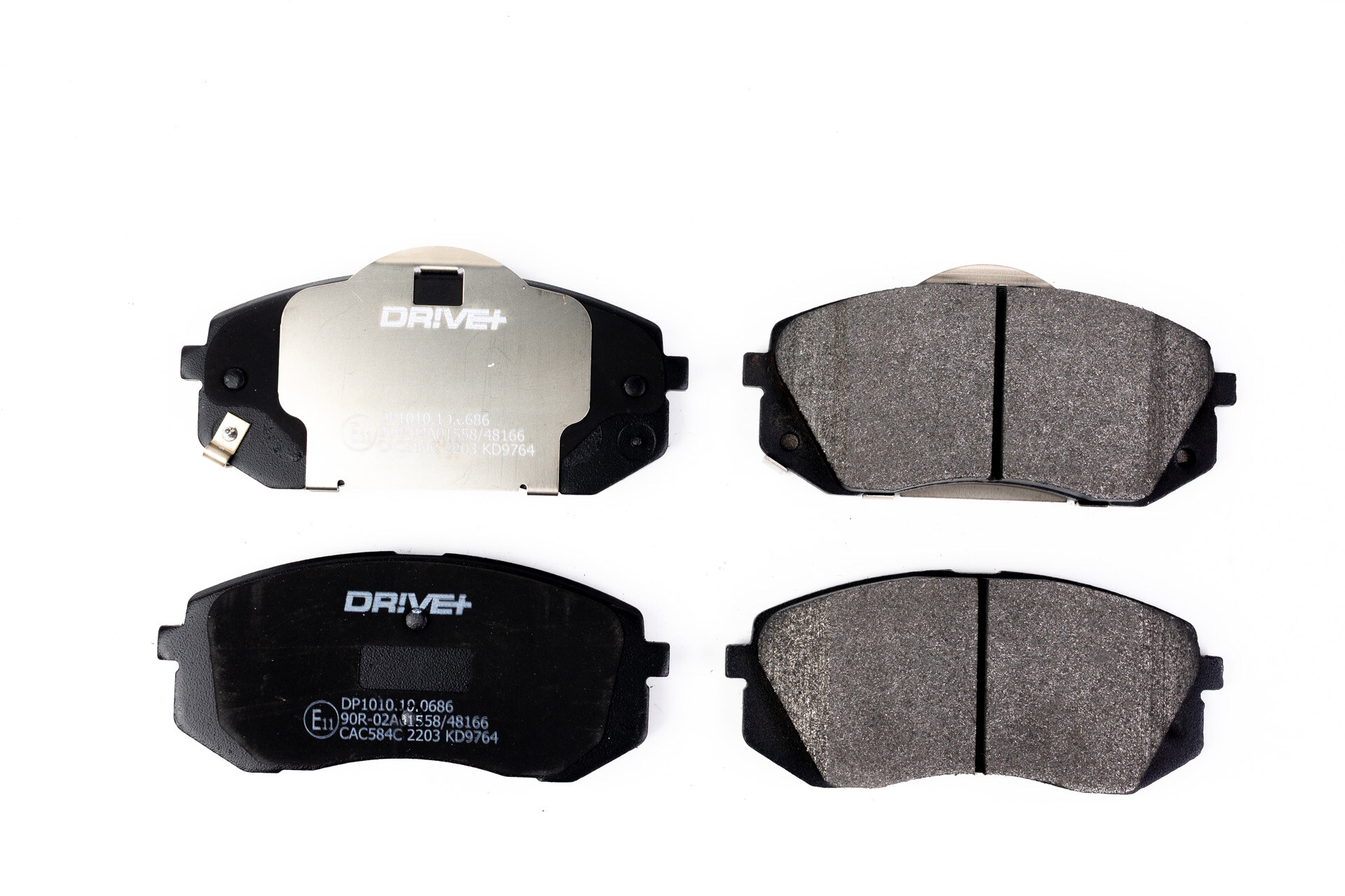 DR!VE+ Bremseklodser dp1010100686 foraksel for HYUNDAI KIA KIA (DYK)