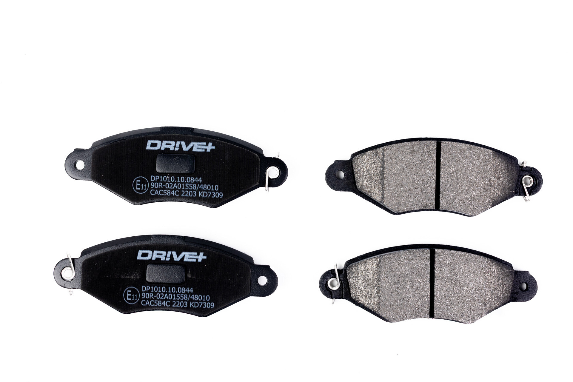 DR!VE+ Bremseklodser dp1010100844 foraksel for CITROËN PEUGEOT RENAULT NISSAN