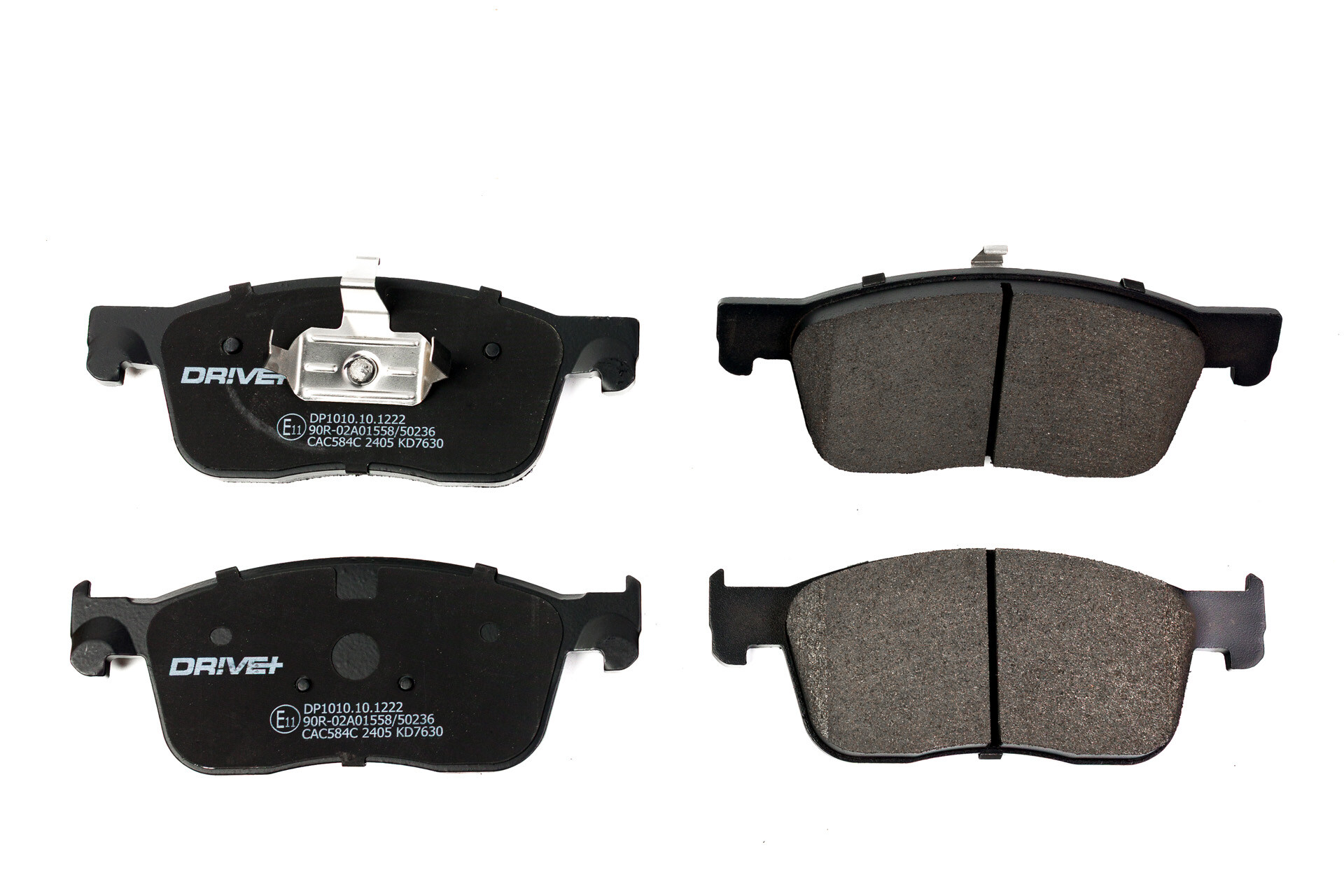 DR!VE+ Bremseklodser dp1010101222 foraksel for FIAT VAUXHALL PEUGEOT CITROËN TOYOTA