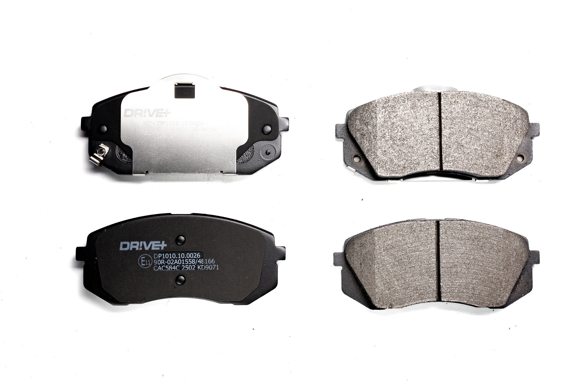 DR!VE+ Bremseklodser dp1010100026 foraksel for KIA HYUNDAI KIA (DYK)