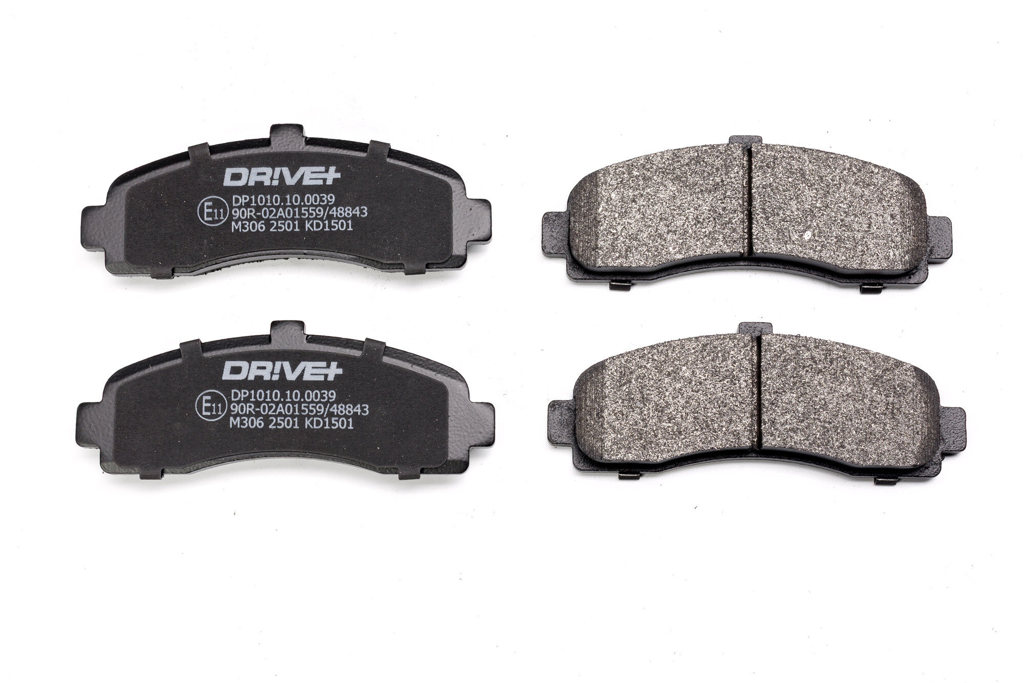 DR!VE+ Bremseklodser dp1010100039 foraksel for NISSAN