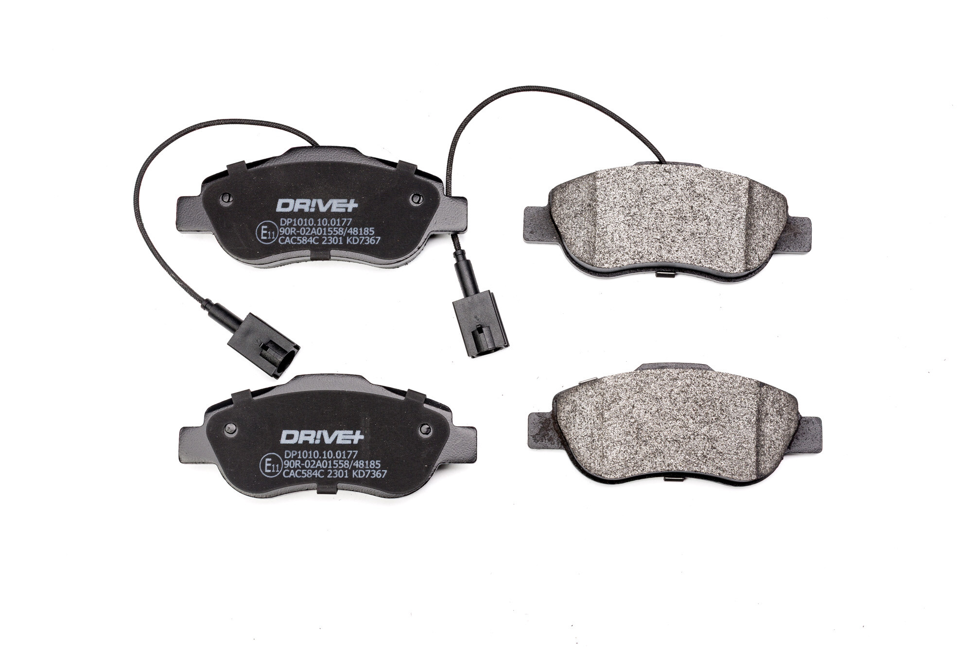 DR!VE+ Bremseklodser dp1010100177 foraksel for PEUGEOT FORD FIAT LANCIA ABARTH