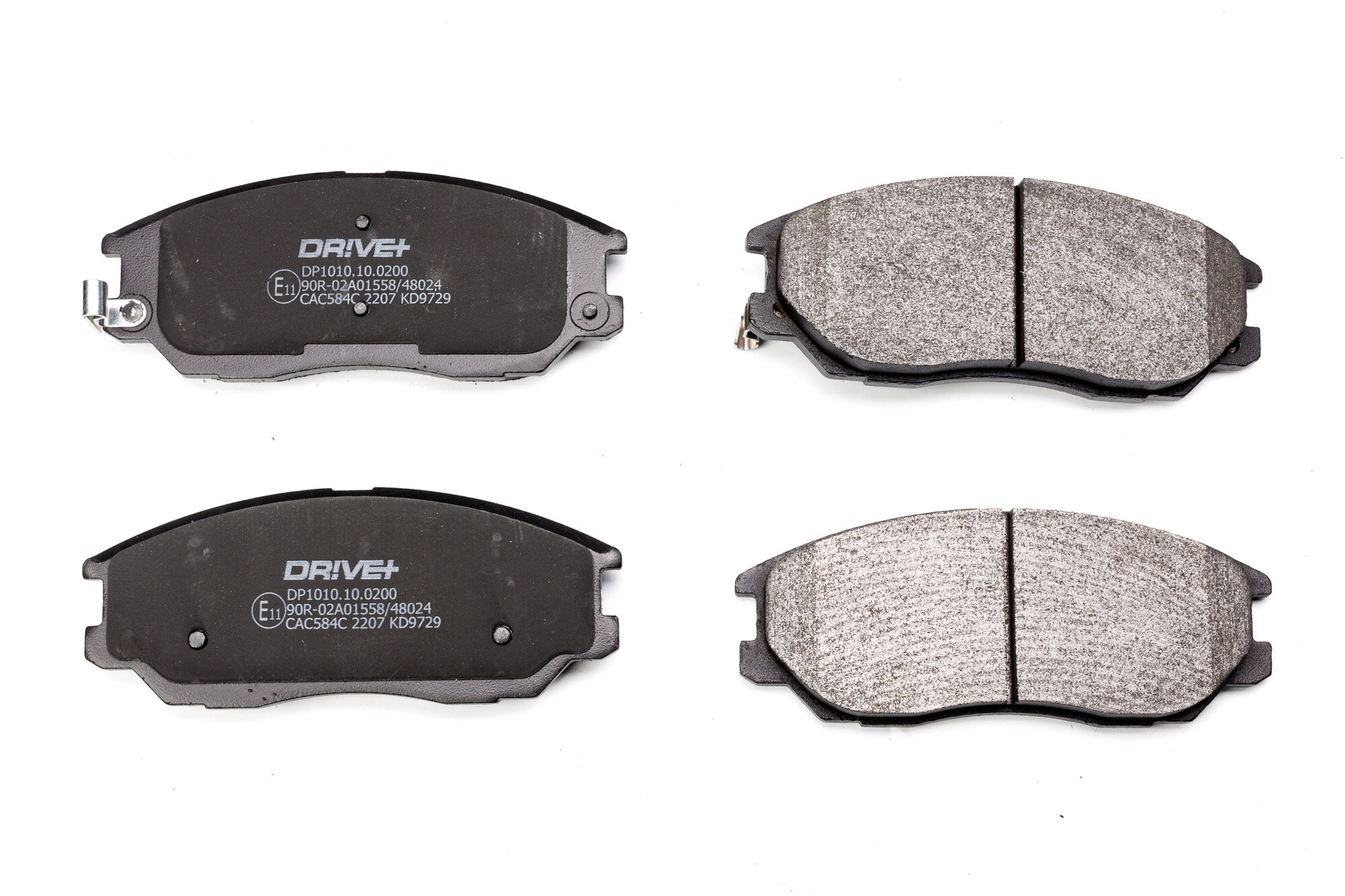 DR!VE+ Bremseklodser dp1010100200 foraksel for SSANGYONG HYUNDAI KIA