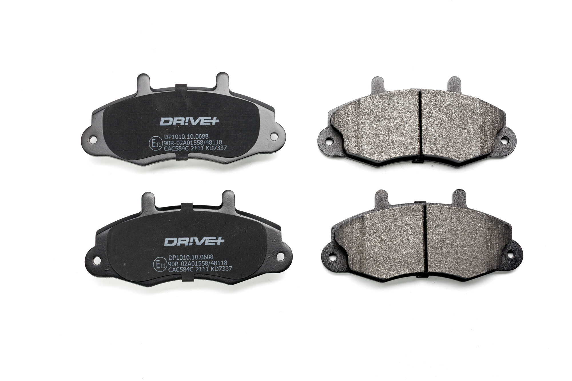 DR!VE+ Bremseklodser dp1010100688 foraksel for VAUXHALL OPEL RENAULT