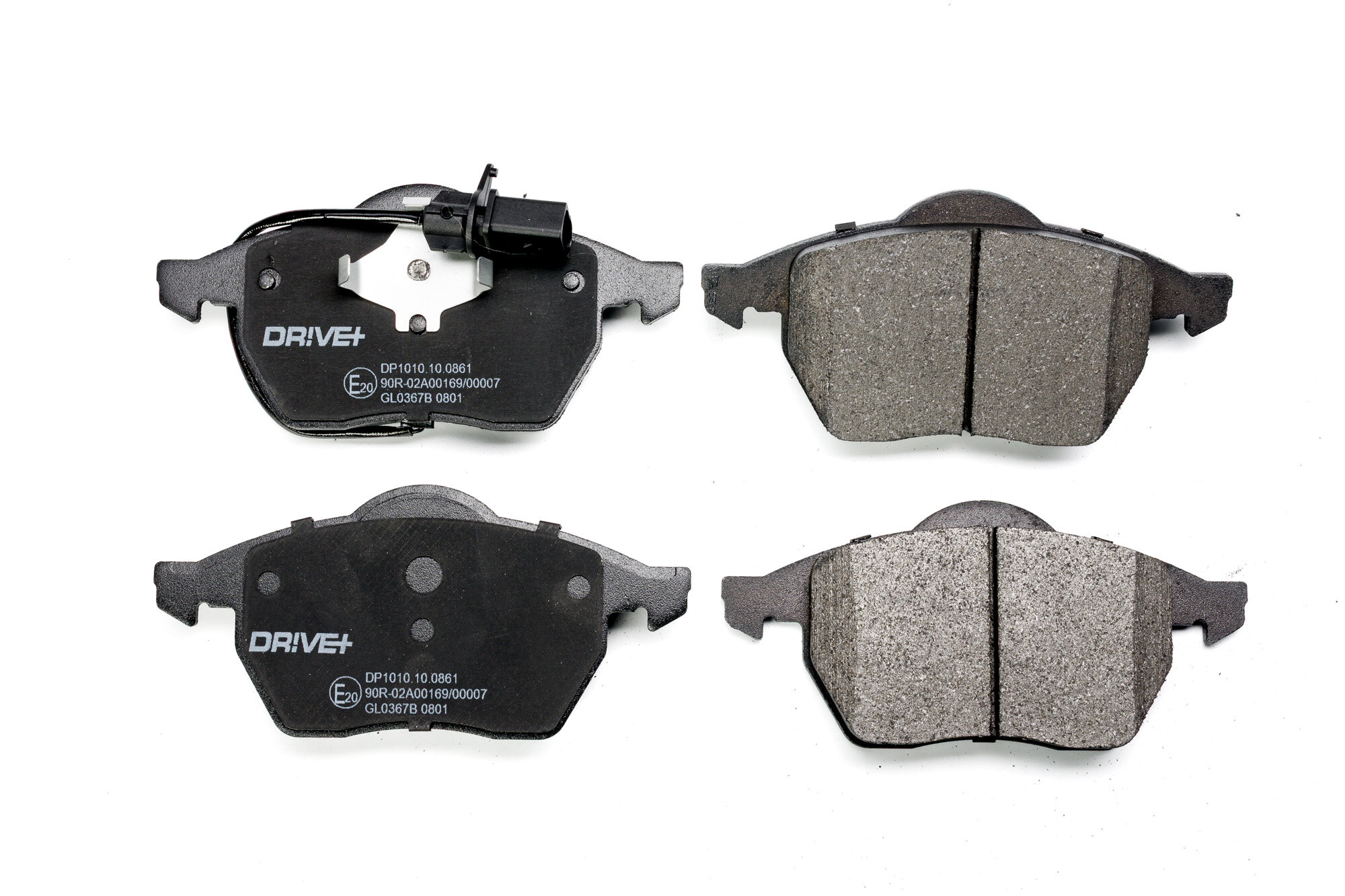 DR!VE+ Bremseklodser dp1010100861 foraksel for FORD VW