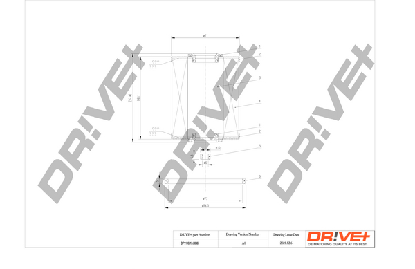 DR!VE+ Brændstof-filter dp1110130036 Filterindsats inner_diameter_3_mm_2389|Indvendig diameter 3 [mm]|19 for PEUGEOT OPEL GENERAL MOTORS VOLVO VAU