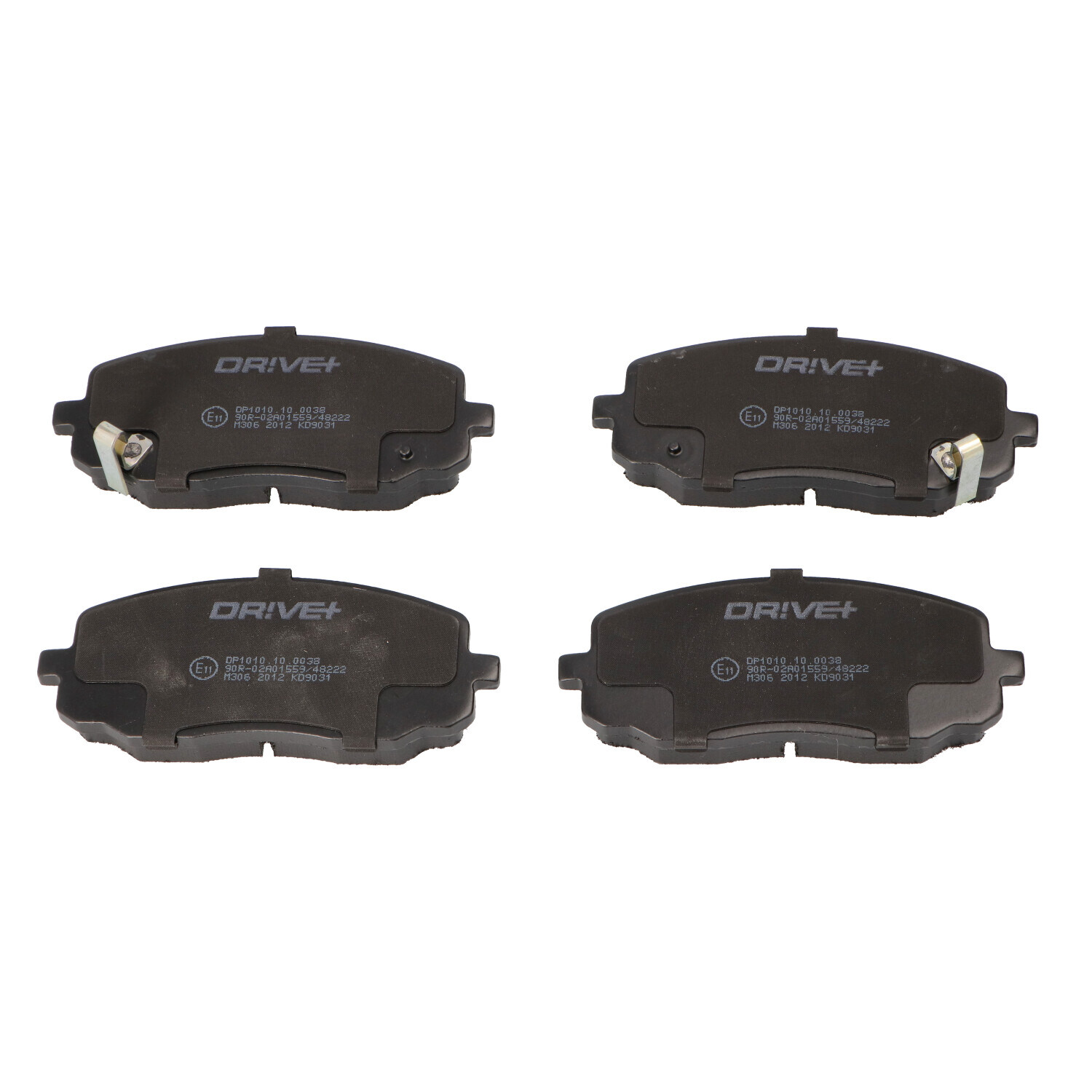 DR!VE+ Bremseklodser dp1010100038 foraksel for KIA HYUNDAI