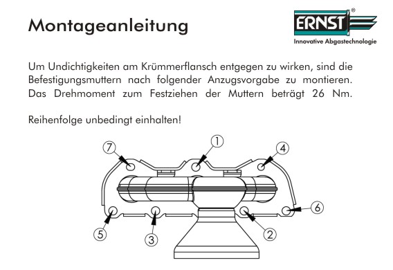 ERNST Manifouldkatalysator 759229 for VAG