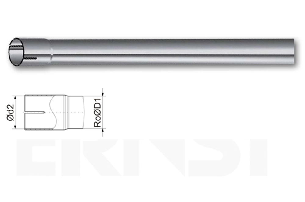 ERNST Udstødningsrør, universal 461009