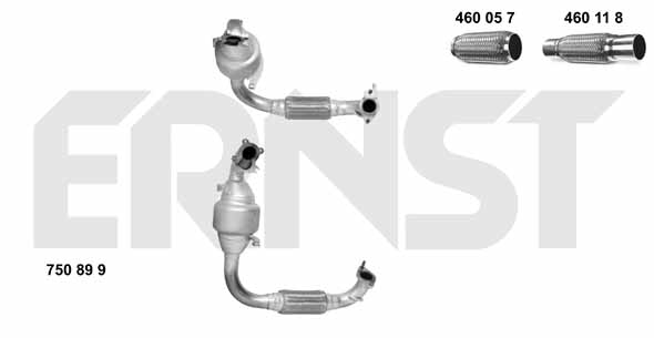 ERNST Katalysator 750899 for FORD