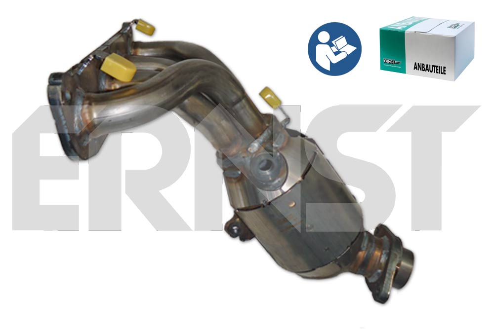 ERNST Manifouldkatalysator 760652 foran for NISSAN