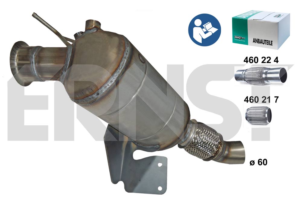 ERNST Sod-/partikelfilter, udstødningssystem 910040 for BMW
