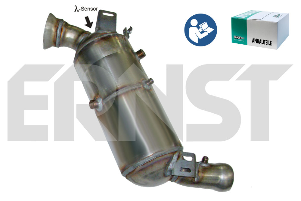 ERNST Sod-/partikelfilter, udstødningssystem 920582 for MERCEDES-BENZ