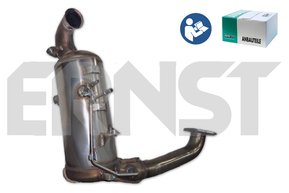 ERNST Sod-/partikelfilter, udstødningssystem 910606 for MAZDA