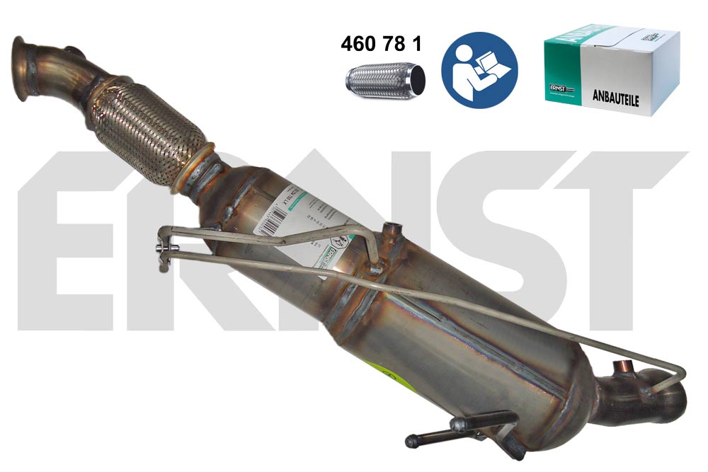 ERNST Sod-/partikelfilter, udstødningssystem 910897 for VAG