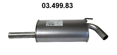 EBERSPÄCHER Bagerste lyddæmper 0349983 for FIAT