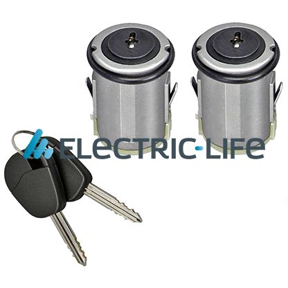 ELECTRIC LIFE Låsecylindersæt zr801222 for CITROËN (DF-PSA)