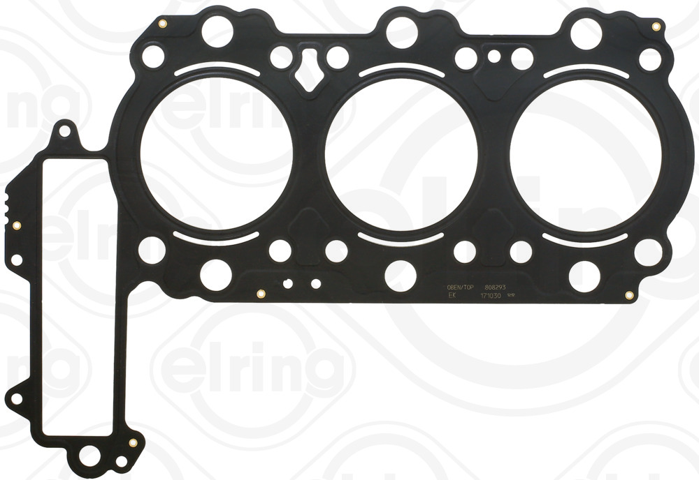 ELRING Pakning, topstykke 808293 for PORSCHE