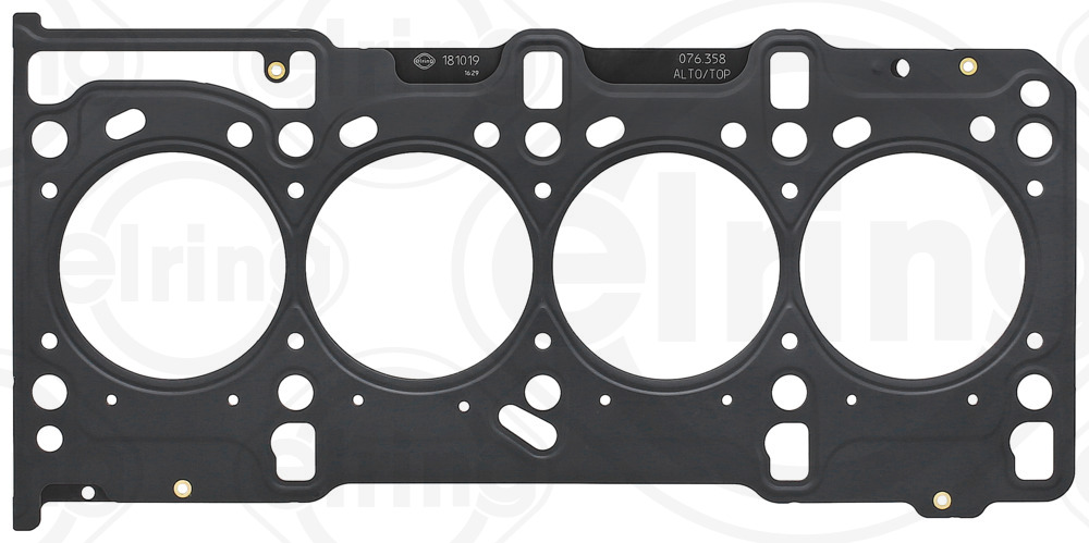 ELRING Pakning, topstykke 076358 for OPEL FORD FIAT HUMMER DS SUZUKI