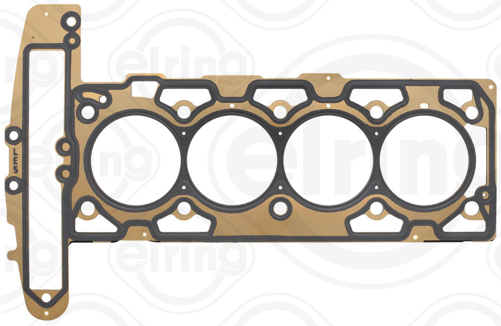 ELRING Pakning, topstykke 167911 for OPEL