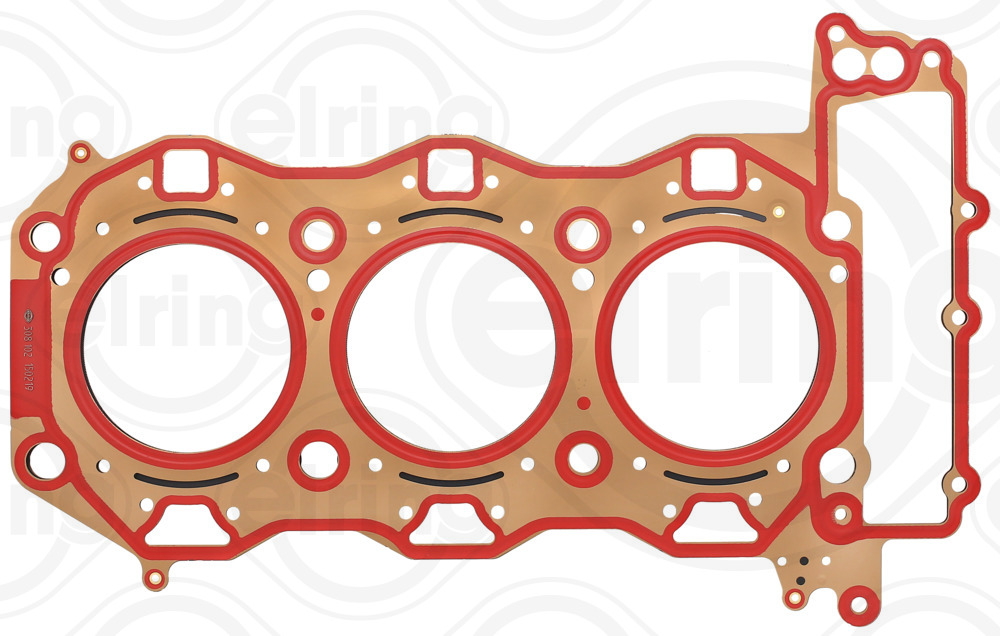 ELRING Pakning, topstykke 308102 til cylinder 4-6 for PORSCHE