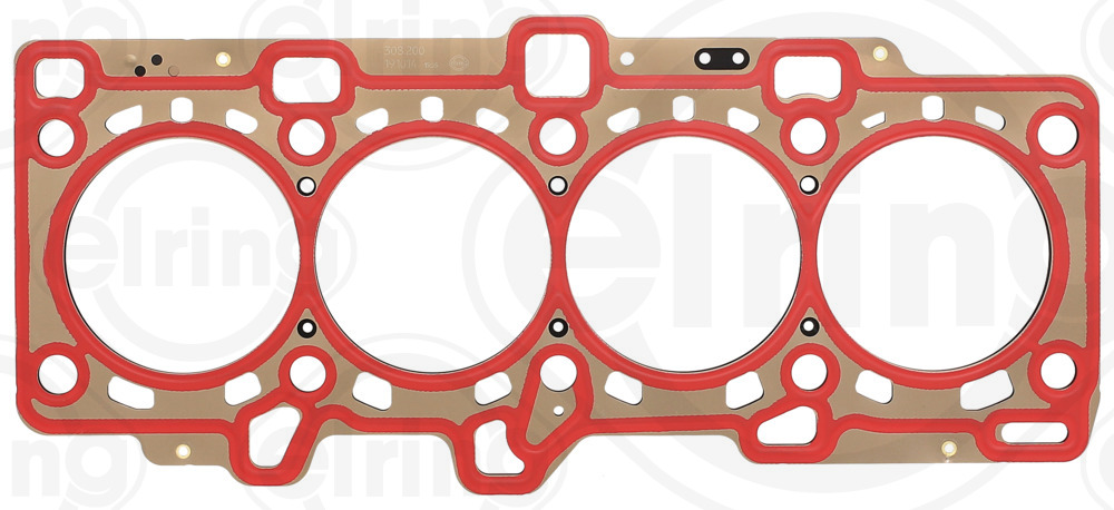 ELRING Pakning, topstykke 308.200 for OPEL