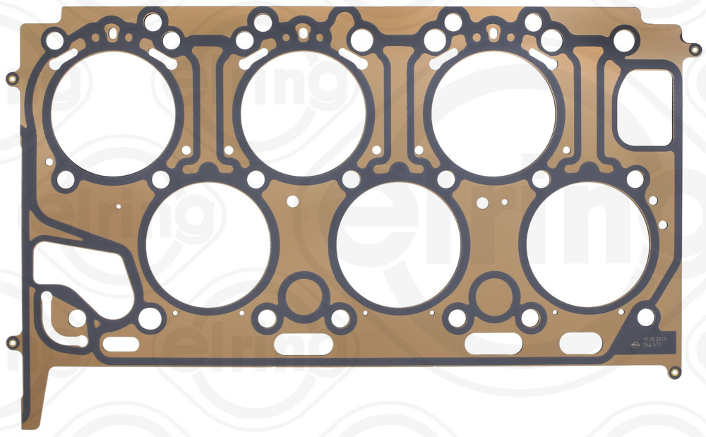 ELRING Pakning, topstykke 354571 til cylinder 7-12 for CUPRA