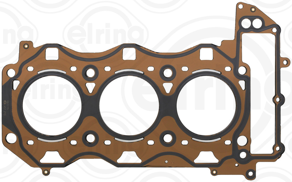 ELRING Pakning, topstykke 451.293 til cylinder 4-6 for PORSCHE
