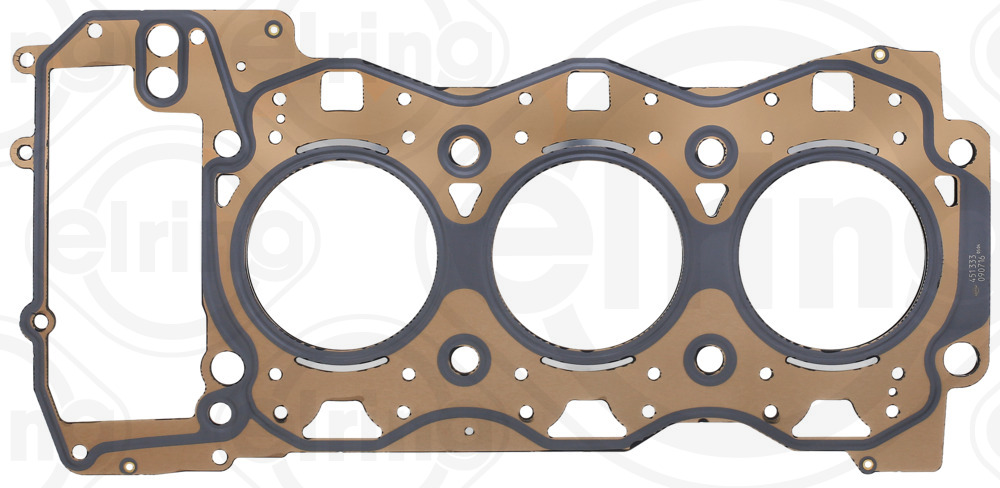 ELRING Pakning, topstykke 451333 til cylinder 1-3 for PORSCHE