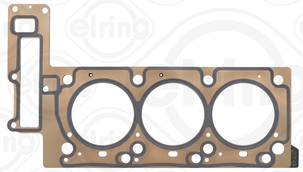 ELRING Pakning, topstykke 497421 venstre for MERCEDES-BENZ RAM