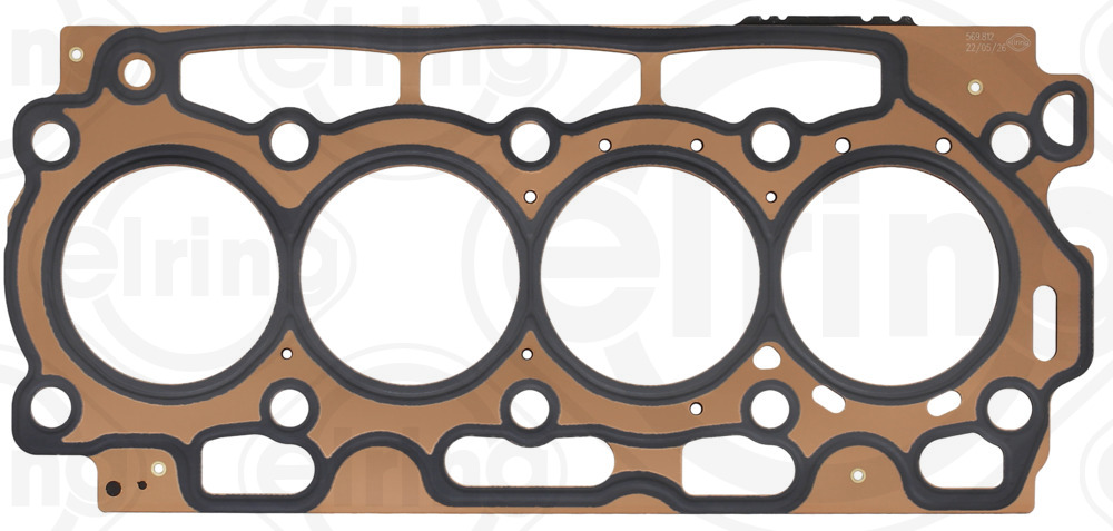ELRING Pakning, topstykke 569812 for FORD VOLVO FIAT MINI DS MAZDA