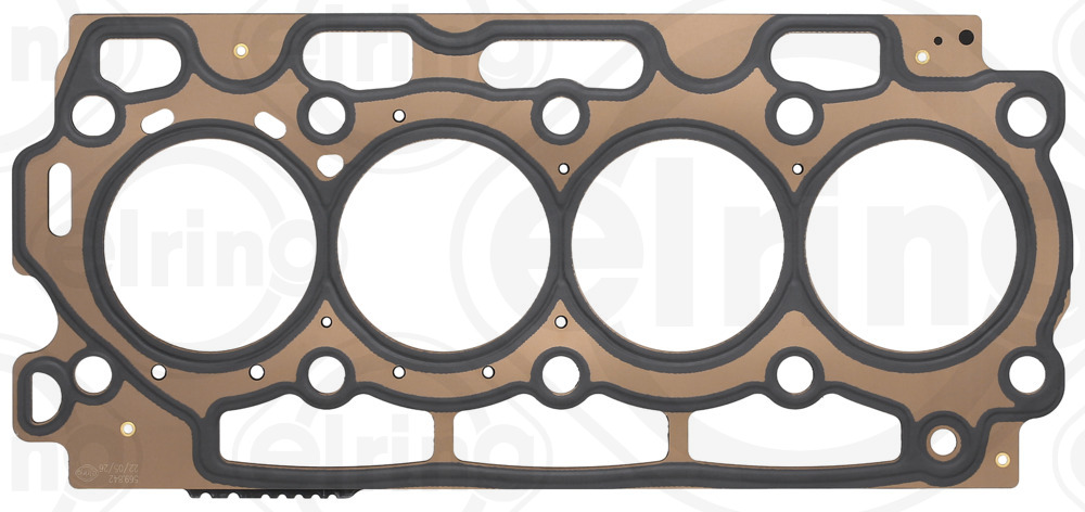 ELRING Pakning, topstykke 569842 for FORD VOLVO CITROËN/PEUGEOT BMW FIAT MAZDA
