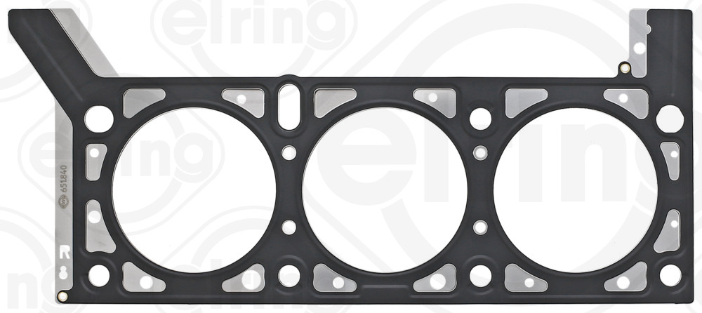 ELRING Pakning, topstykke 651840 højre for RAM CUPRA