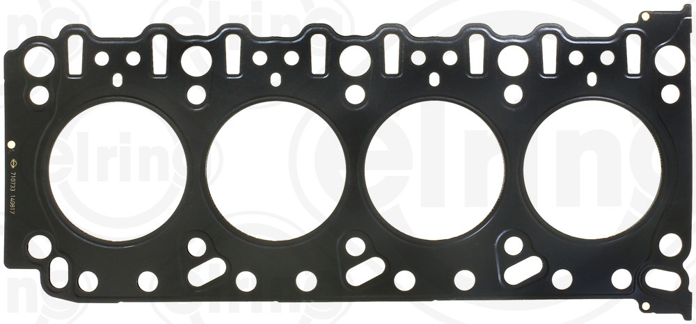 ELRING Pakning, topstykke 710733 venstre for PORSCHE