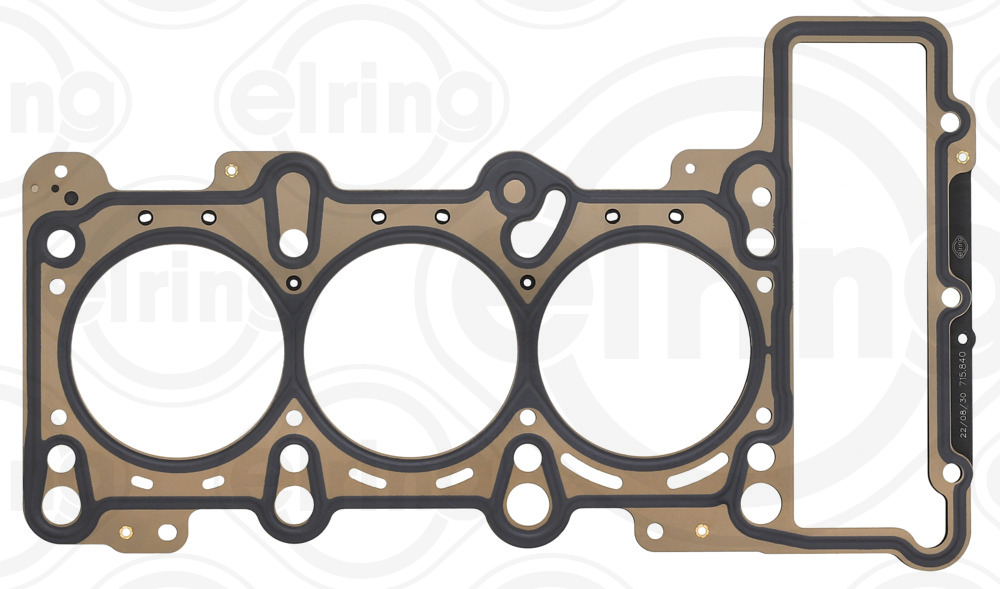ELRING Pakning, topstykke 715840 til cylinder 4-6 for CUPRA