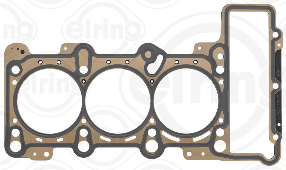 ELRING Pakning, topstykke 725160 til cylinder 4-6 for CUPRA