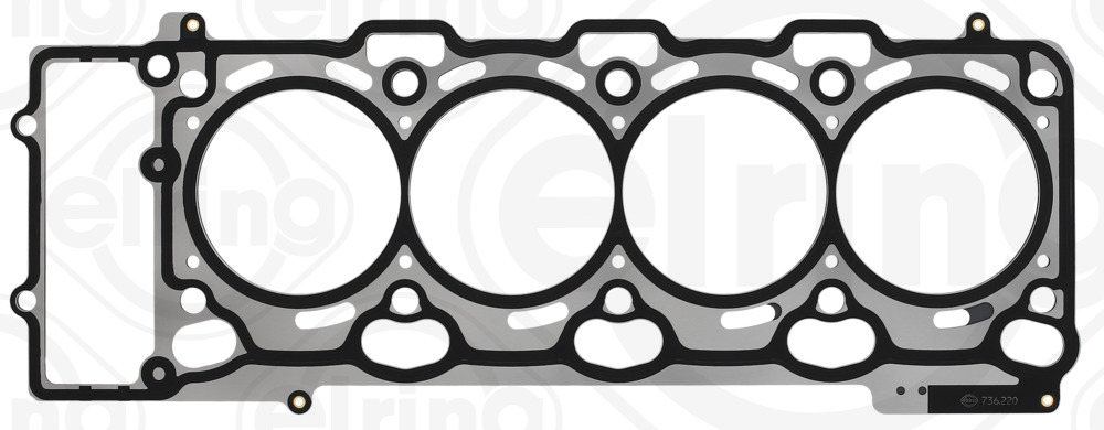 ELRING Pakning, topstykke 736220 for BMW