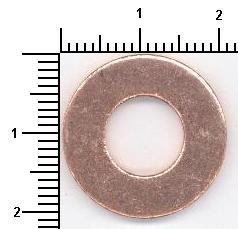 ELRING Pakningsring, olieaftapningsskrue 108502 for FORD OPEL VOLVO FIAT ALFA ROMEO MITSUBISHI DS MAN MAZDA LAND ROVER MINI