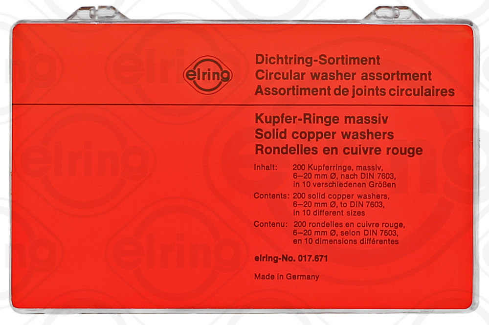 ELRING Tætningsringsæt 017671