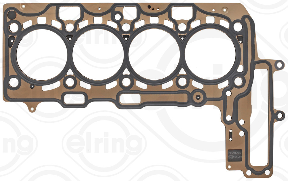 ELRING Pakning, topstykke 796280 for BMW