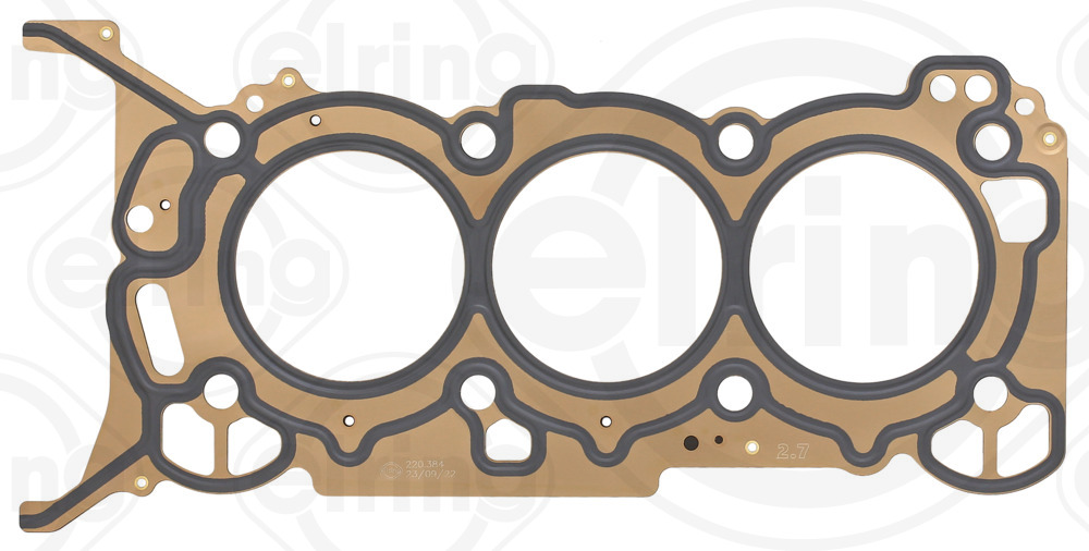 ELRING Pakning, topstykke 220.384 venstre for FORD USA