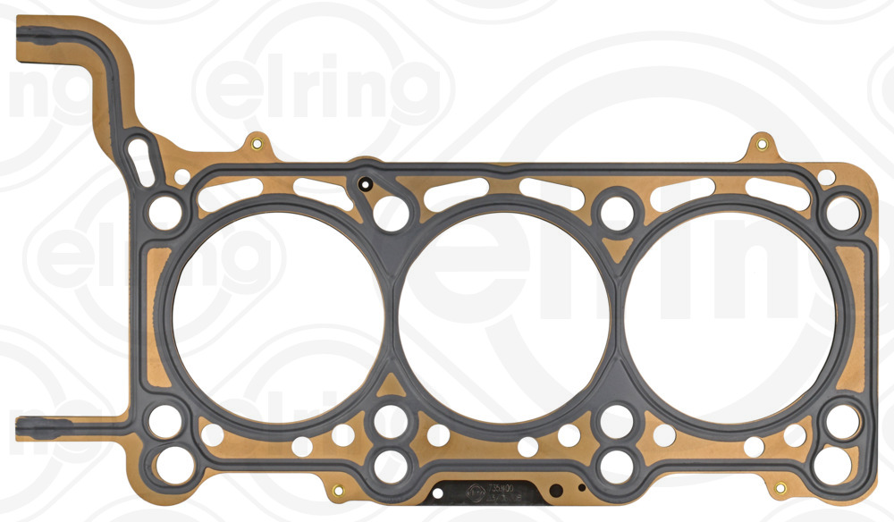 ELRING Pakning, topstykke 735400 højre for CUPRA PORSCHE