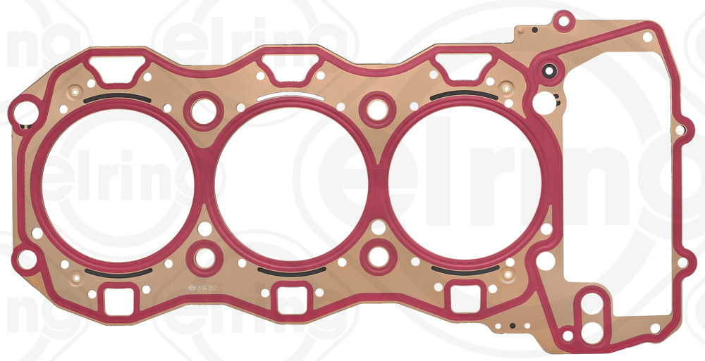ELRING Pakning, topstykke 814182 til cylinder 1-3 for PORSCHE