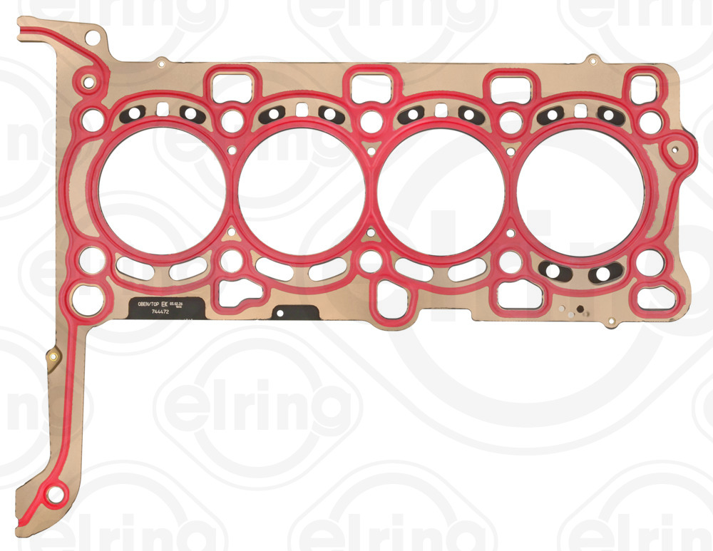 ELRING Pakning, topstykke 744472 for OPEL